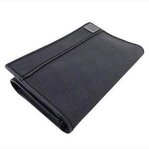 Dunhill Key holder Gray x black Women Authentic secondhand